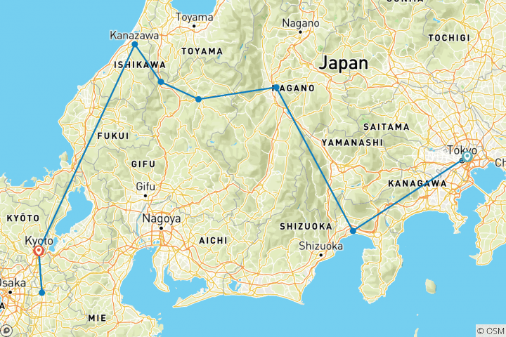 Mapa de Descubre Japón