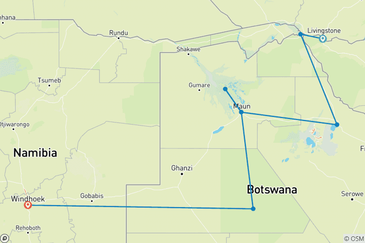 Map of Delta & Falls Discoverer