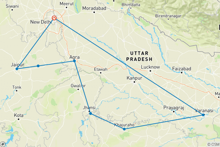 Map of Essential India