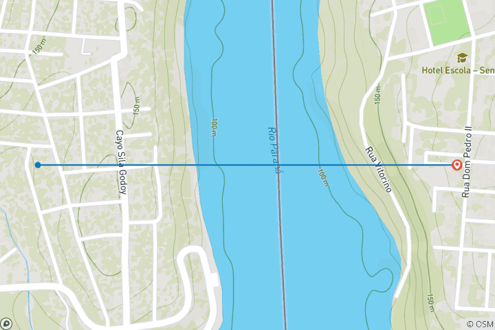 Map of Iguassu Falls Independent Adventure