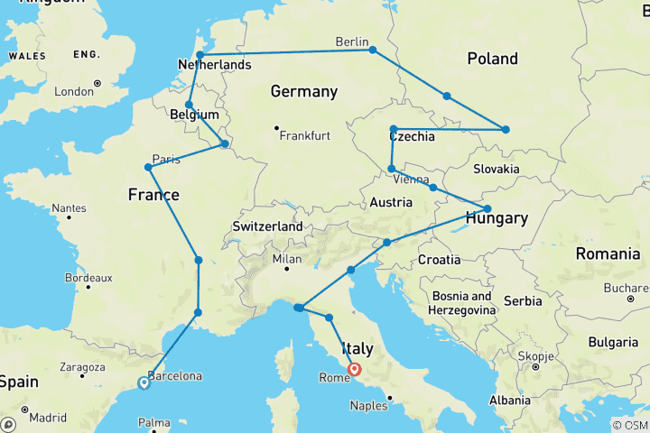 Map of Europe Explorer