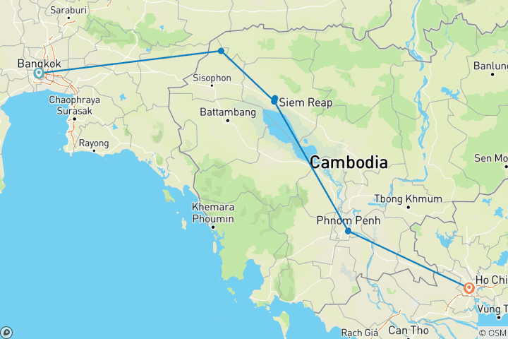 Map of Essential Cambodia