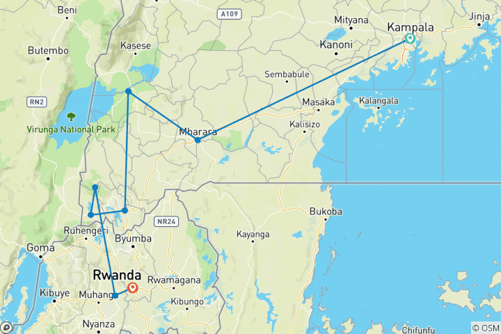 Map of A Week In Gorilla Lands