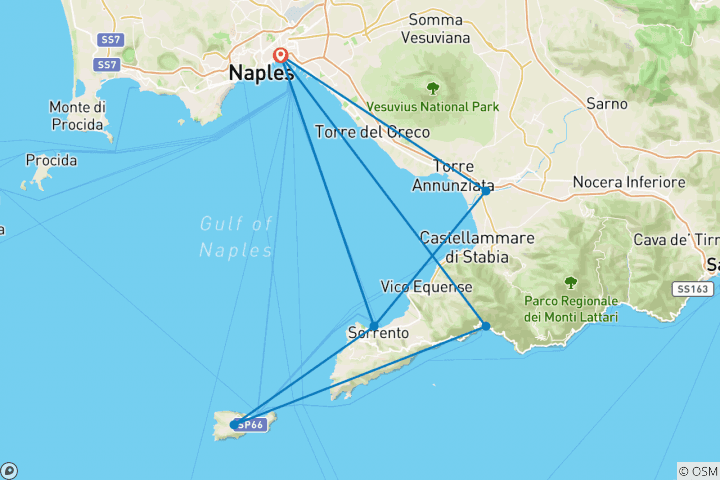 Map of Local Living Italy—Sorrento