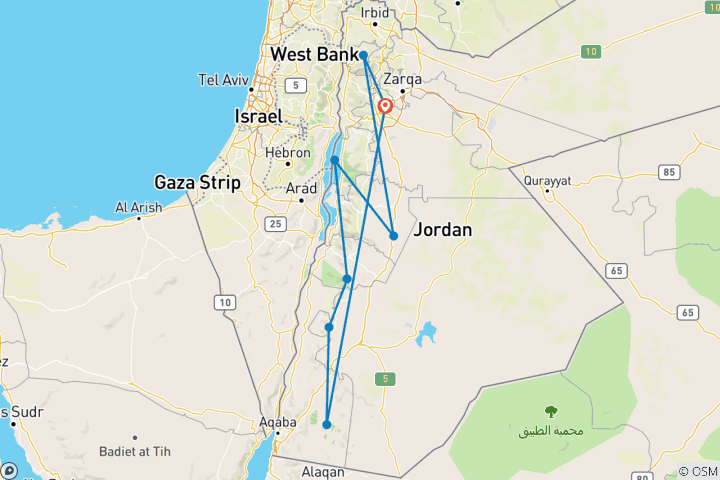 Carte du circuit Jordan Multisport