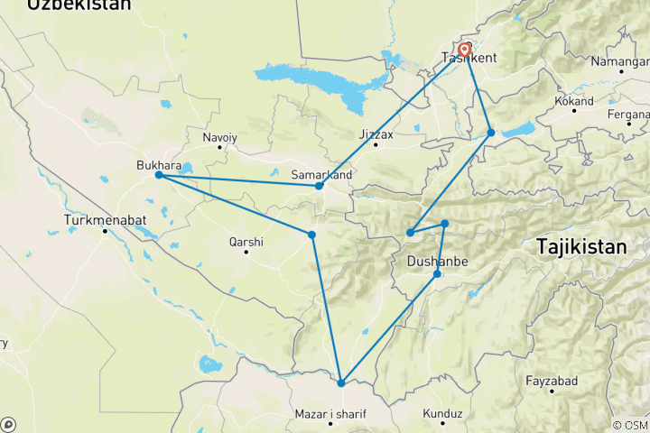 Map of In the Footsteps of Alexander the Great