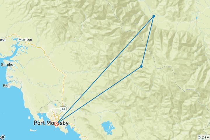 Map of The Kokoda Track