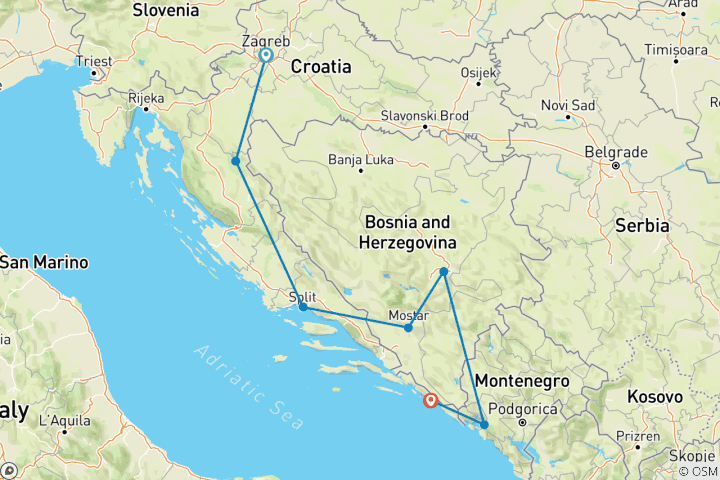 Map of Journeys: Discover the Balkans National Geographic Journeys