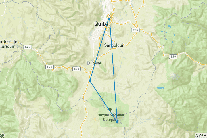 Map of Volcano Mountain Bike