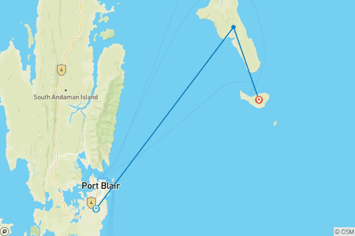 Carte du circuit Le meilleur d'Andaman