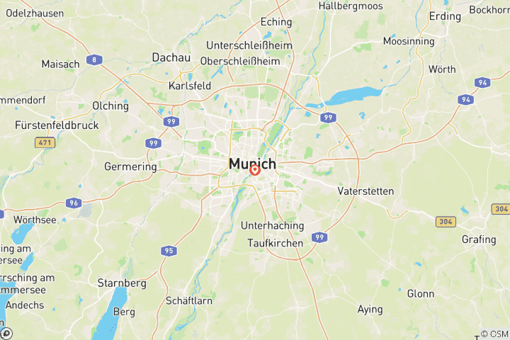 Map of Oktoberfest Munich (3-Star Hotel Senator)