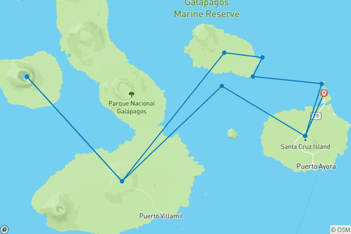 Map of Pure Galapagos (Grand Daphne)