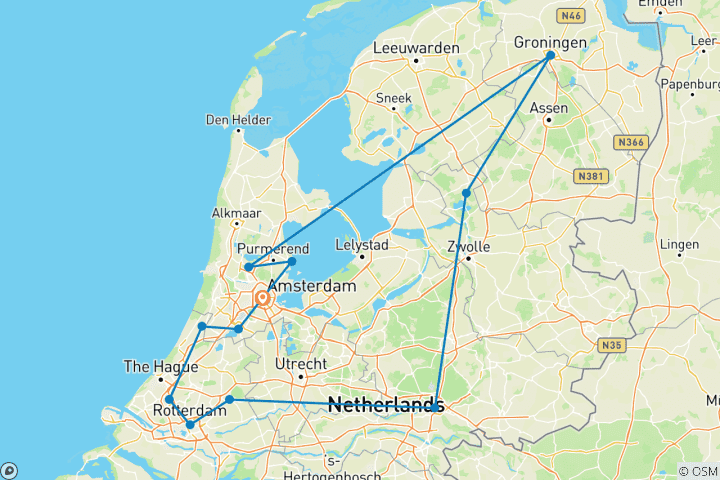 Map of Best of the Netherlands