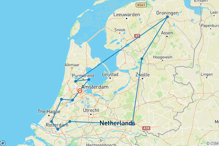 Map of Best of the Netherlands