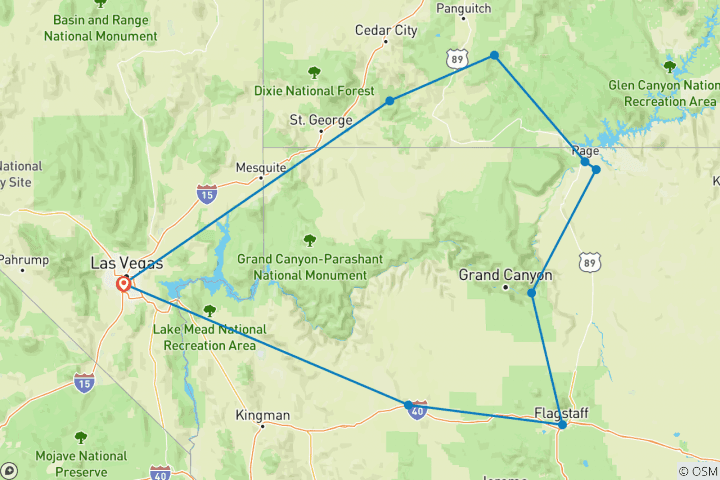 Map of Journeys: Discover American Canyonlands National Geographic Journeys