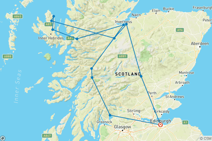 Map of Ultimate Skye Experience