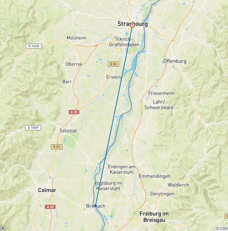 Map of New Year on the Wild Rhine - VICTOR HUGO