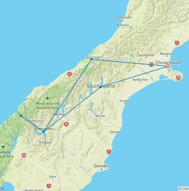 Map of Southern Voyager