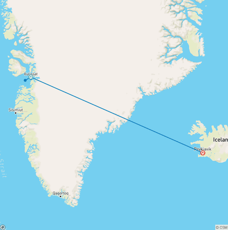 Map of Amazing Days in Ilulissat - 5 Days