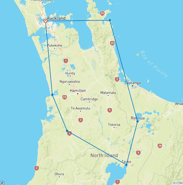 Map of Northern Voyager
