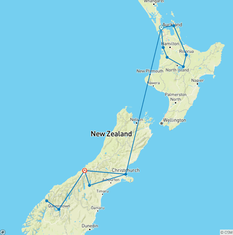 Map of New Zealand Explorer