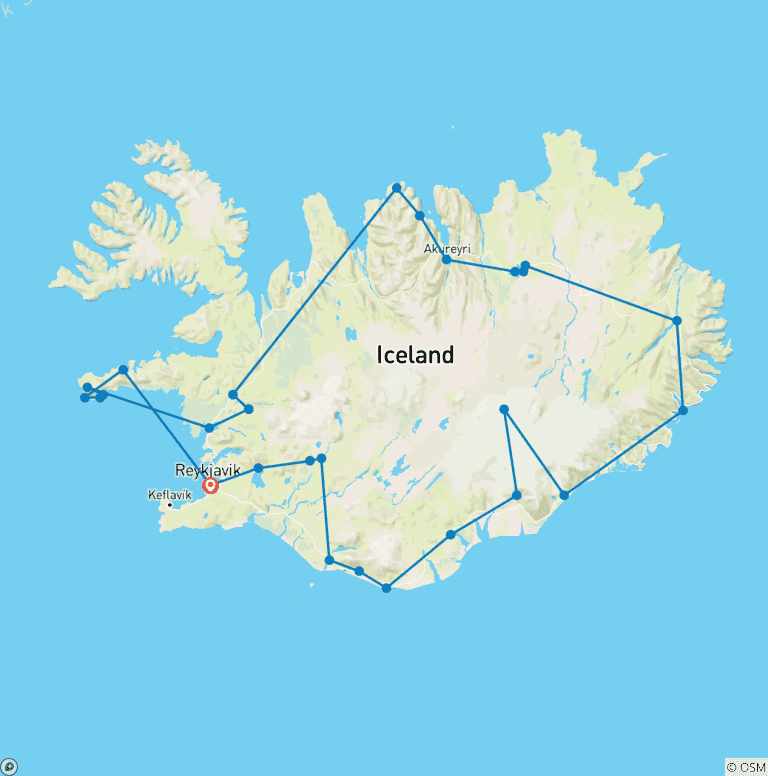 Map of 7 Day - Complete Iceland