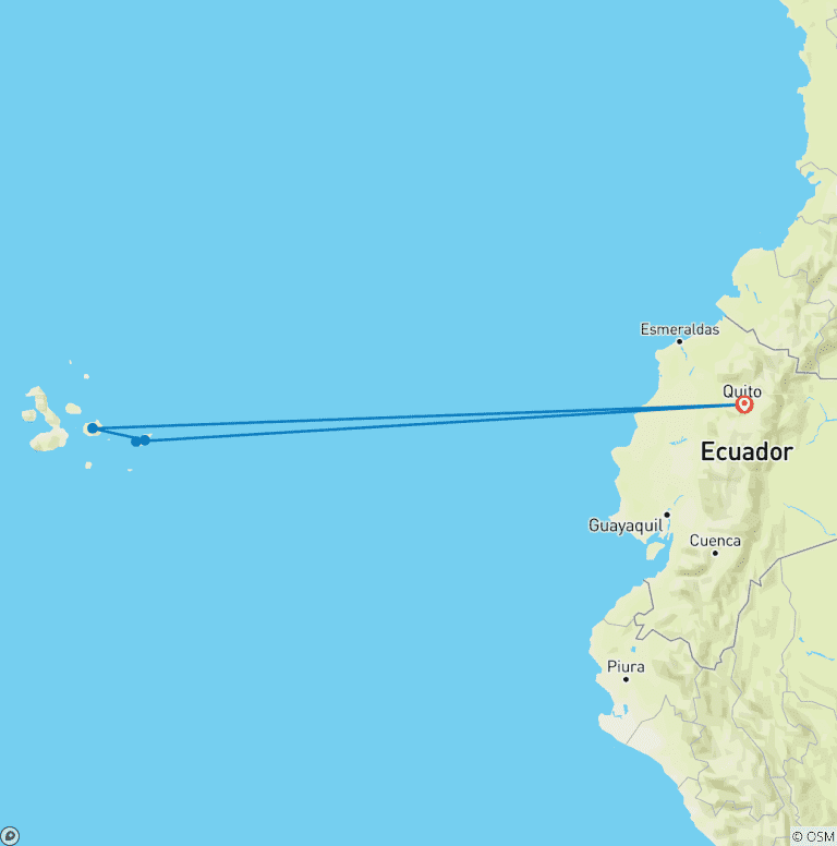 Map of Galapagos Essentials