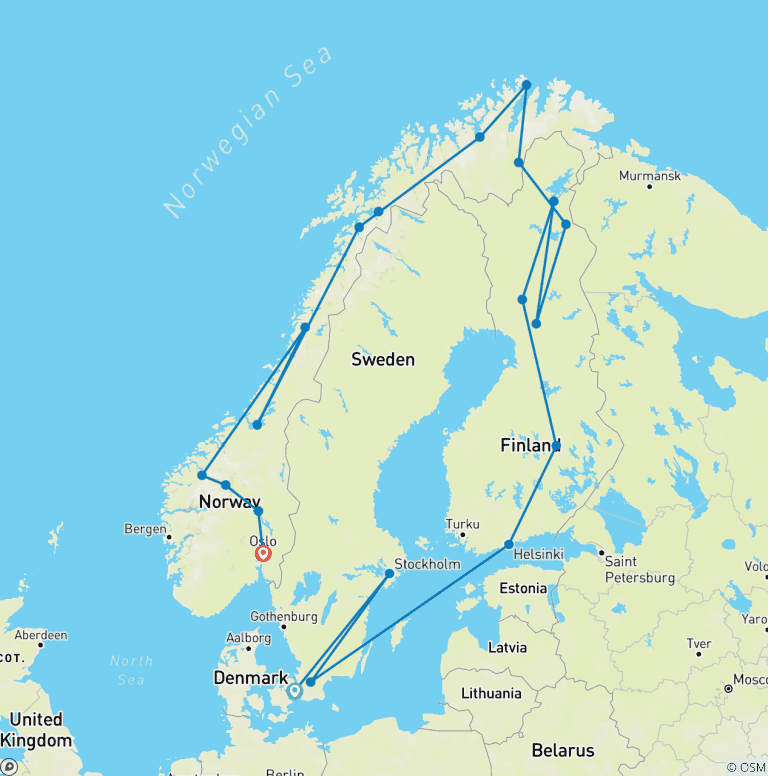 Map of Grand Scandinavia (Classic)