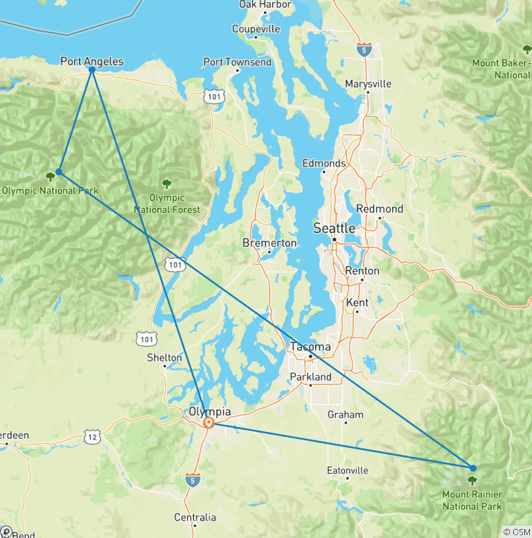 Map of Pacific Northwest Basecamp