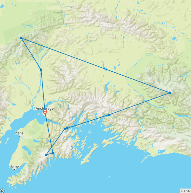 Map of Outdoor Alaska