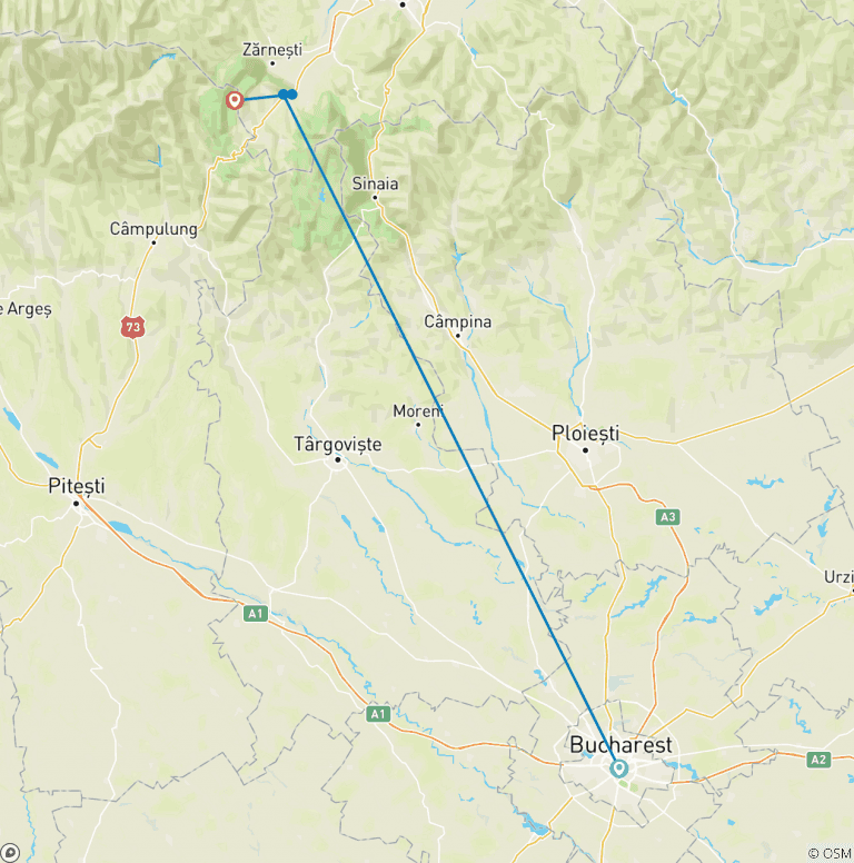 Map of Cycle Romania