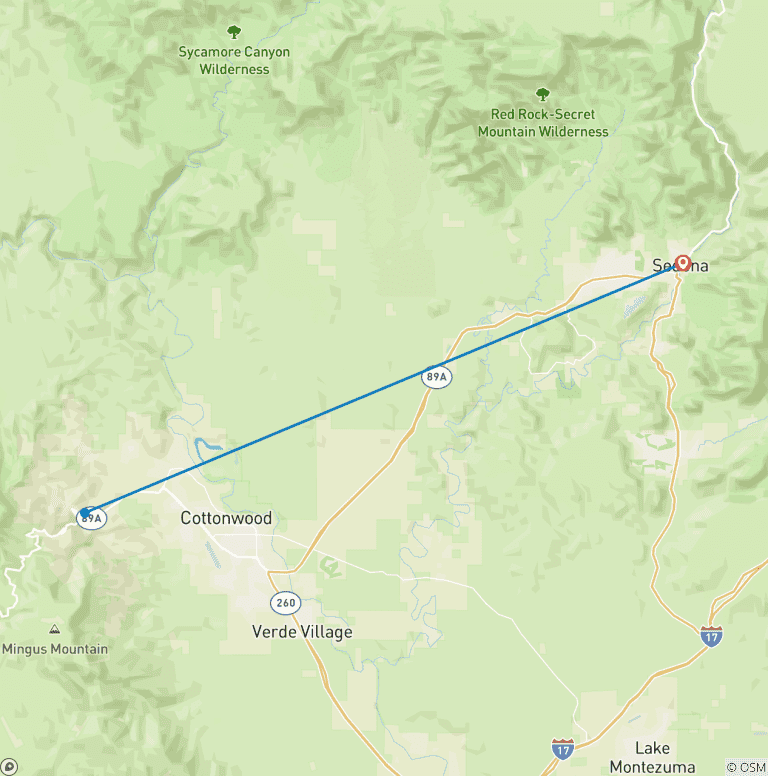 Map of Red Rock Adventurer
