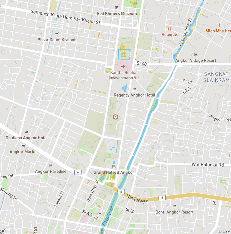 Map of Siem Reap Discovery 3 Days