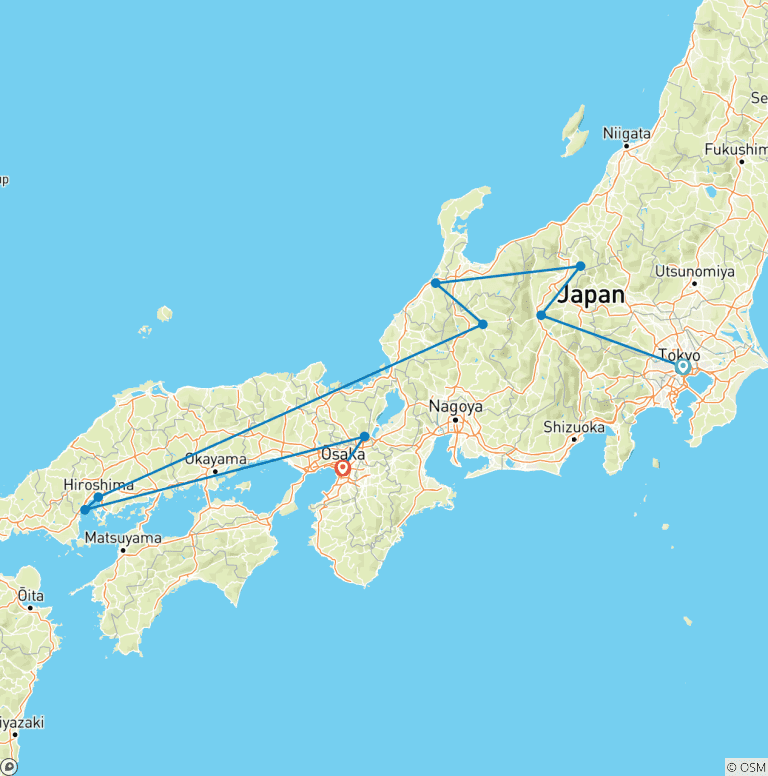 Map of Simply Japan