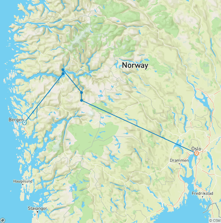Map of Magic of the Fjords