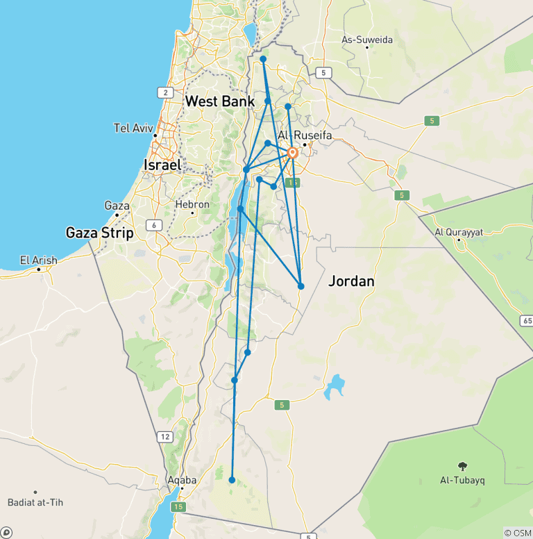 Map of Best of Jordan