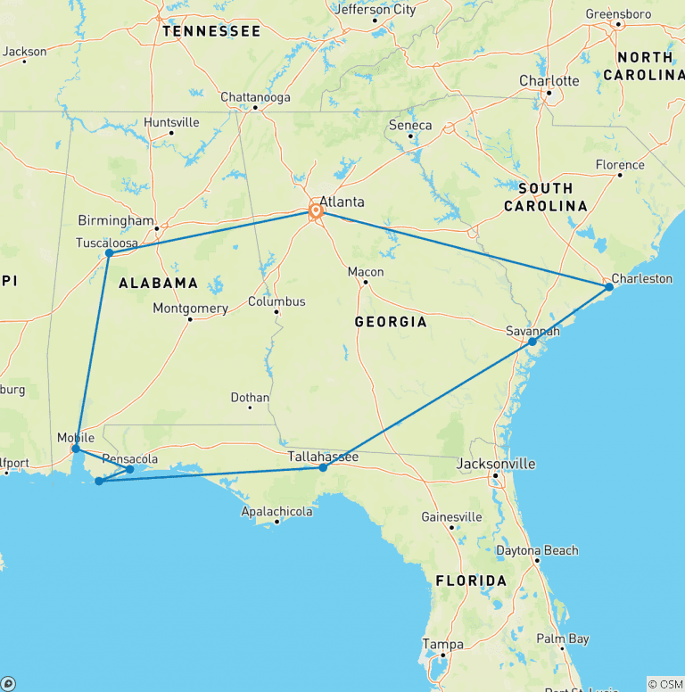 Map of Authentic America