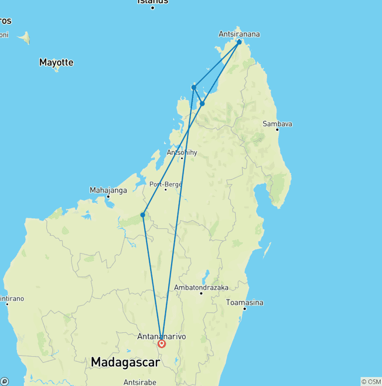 Map of Getaway Far North to the Archipelago Heart