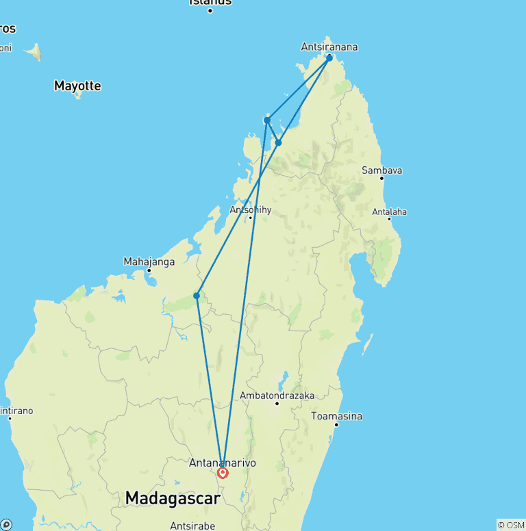 Map of Getaway Far North to the Archipelago Heart