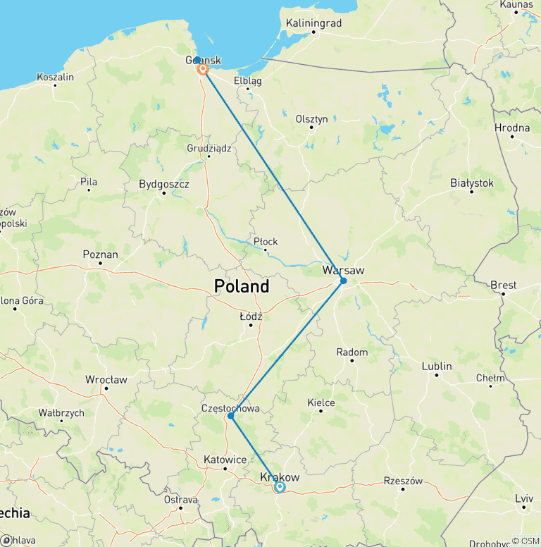 Map of Poland Discovery - 7 Days