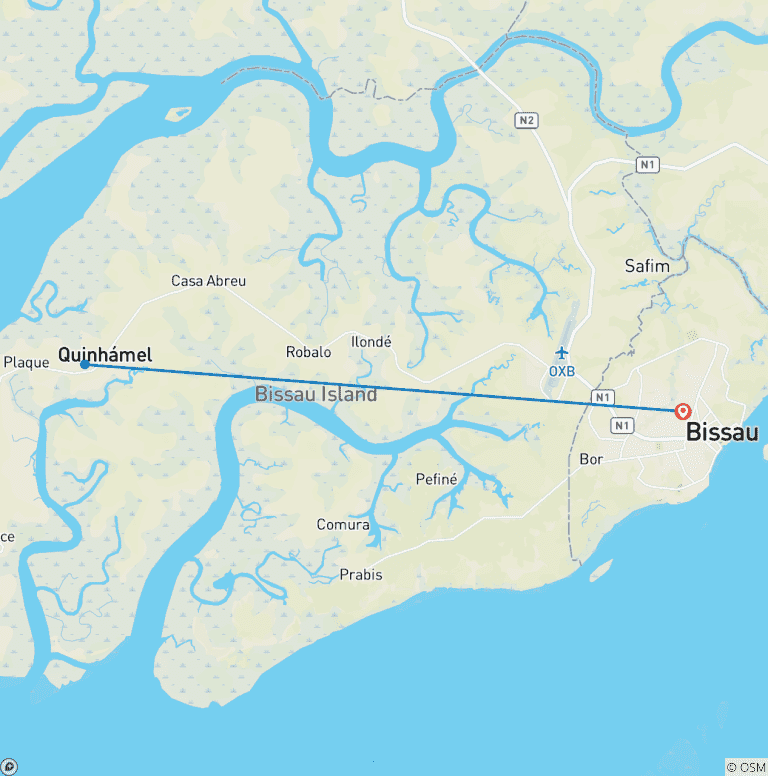 Map of A Glimpse of West Africa - Guinea Bissau
