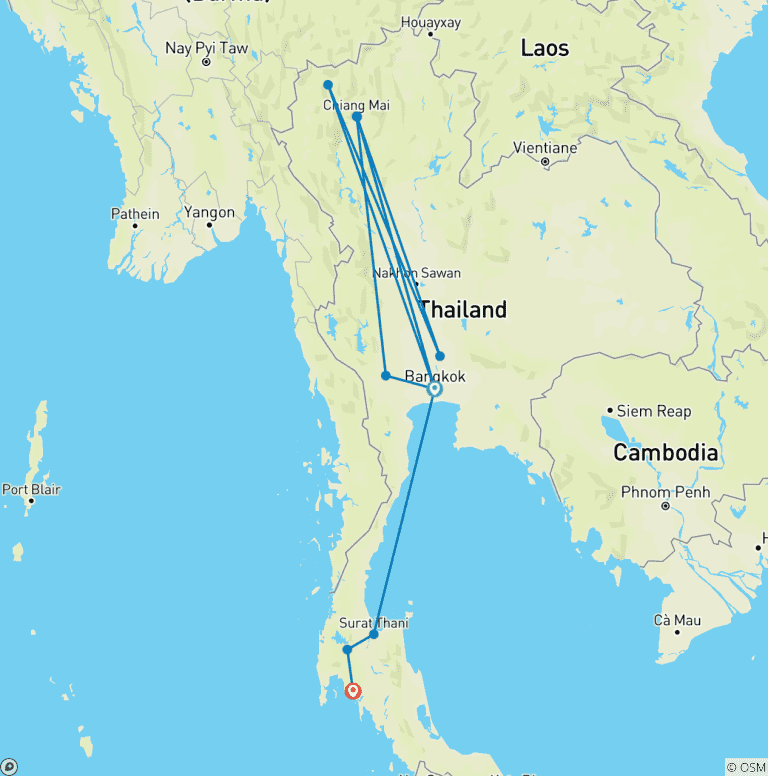 Map of Total Thailand