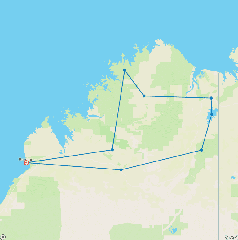 Map of Kimberley Trail