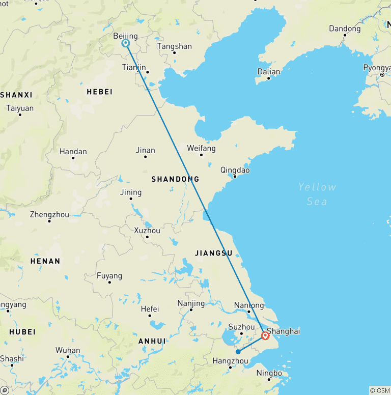 Map of Chinese Cosmopolitan, Private Tour