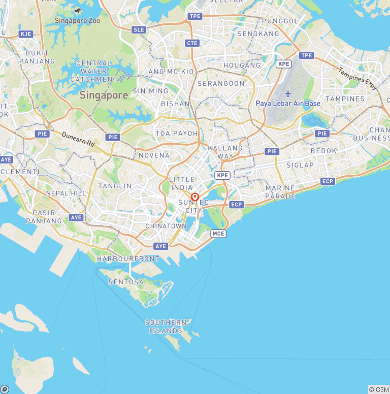 Map of Independent Singapore City Stay