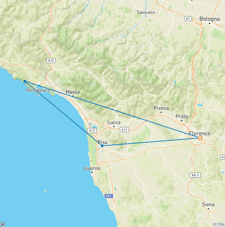 Map of Tuscany to Cinque Terre: Wines, Villages & Unforgettable Walks