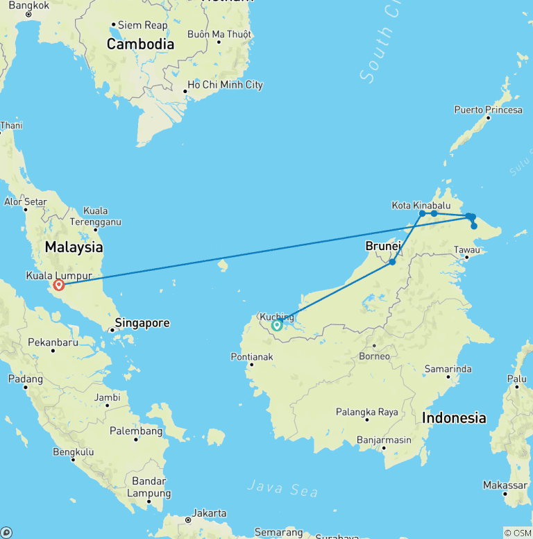Map of The Island of the Forest People