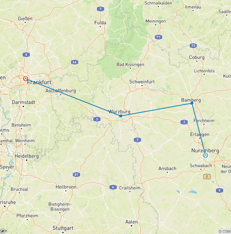 Map of Christmastime in the Heart of Germany 2026