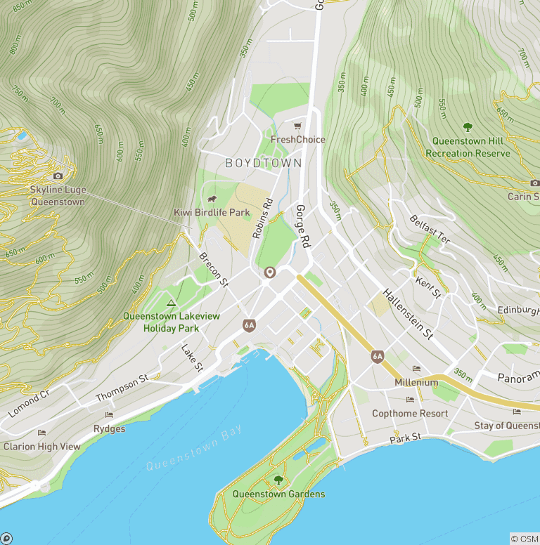 Map of 5 Day Fantastic Fiordland