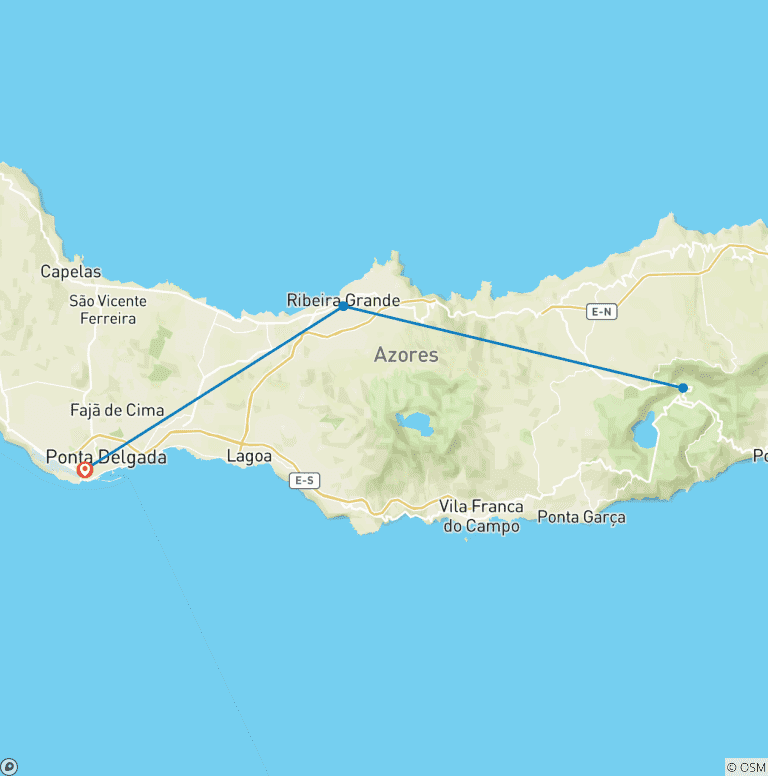 Map of The Whales Expedition